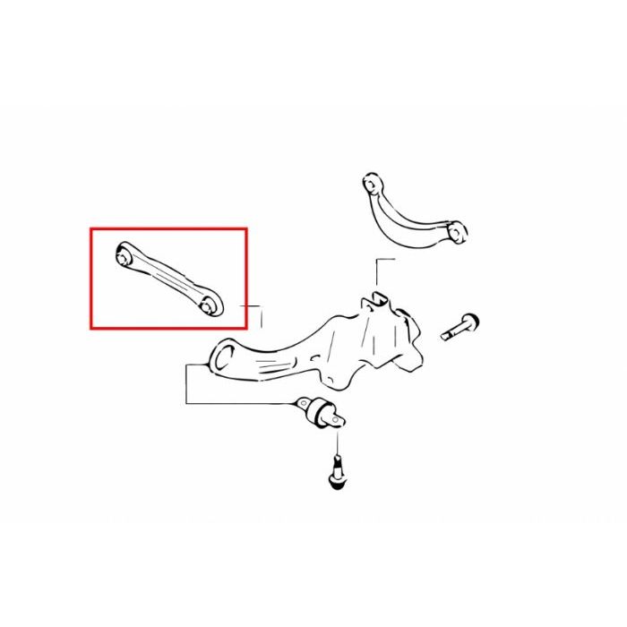 Hardrace TOE CONTROL ARM Posteriore Plastica 2 Pezzi - Ford Focus MK1 MK2 MK3 MAZDA 3 BK BL Mazda 5 CR CW Volvo S40 V50 C30 C70 V40