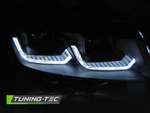 Load image into Gallery viewer, Fari Anteriori TUBE LIGHT Neri DRL sequenziali per VW T6.1 20-