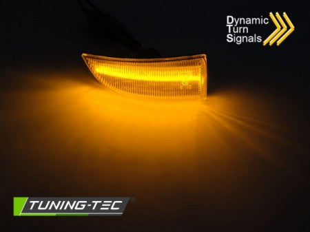 Frecce Parafanghi IN THE MIRROR Bianchi LED sequenziali per RENAULT SCENIC III / MEGANE III