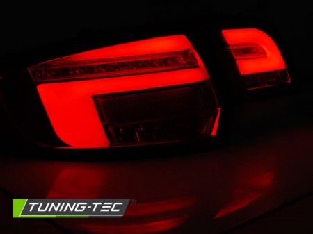 Fanali Posteriori LED BAR Neri sequenziali per AUDI A3 8P 5D 08-12