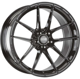 Cerchio in lega OZ Racing LEGGERA HLT 18x8 ET45 5x100 GLOSS BLACK CERTIFICATO NAD