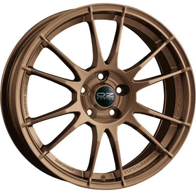 Cerchio in lega OZ Racing ULTRALEGGERA 17x8 ET55 5x108 MATT BRONZE CERTIFICATO NAD