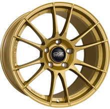 Carica l&#39;immagine nel visualizzatore di Gallery, Cerchio in lega OZ Racing ULTRALEGGERA RACE 18x8 ET48 5x100 GOLD CERTIFICATO NAD