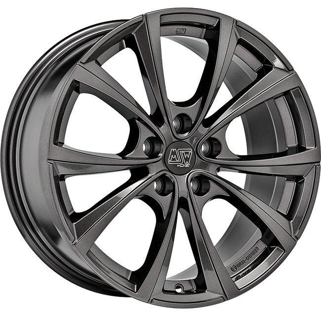 Cerchio in Lega MSW 27T 19x8.5 ET35 5x114 GLOSS DARK GREY CERTIFICATO NAD