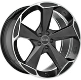 Cerchio in lega OZ Racing ASPEN HLT 20x9.5 ET35 5x120 MATT BLACK DIAMOND CUT CERTIFICATO NAD