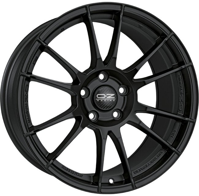 Cerchio in lega OZ Racing ULTRALEGGERA HLT 19x11 ET65 5x130 MATT BLACK CERTIFICATO NAD