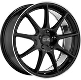 Cerchio in lega OZ Racing VELOCE GT 17x7.5 ET45 5x114 GLOSS BLACK+DIAMOND LIP+SILVER LETTERING CERTIFICATO NAD