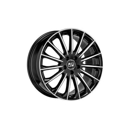 Cerchio in Lega MSW 30 19x7.5 ET45 5x108 GLOSS BLACK FULL POLISHED CERTIFICATO NAD