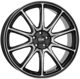 Cerchio in lega OZ Racing HYPER XT HLT 22x9.5 ET52 5x130 GLOSS BLACK DIAMOND CUT CERTIFICATO NAD