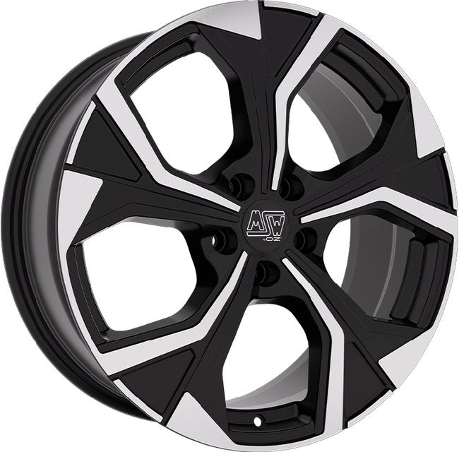 Cerchio in Lega MSW 43 18x8 ET42 5x112 GLOSS BLACK FULL POLISHED CERTIFICATO NAD