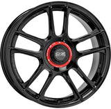 Cerchio in lega OZ Racing INDY HLT 19x8 ET45 5x114 GLOSS BLACK CERTIFICATO NAD