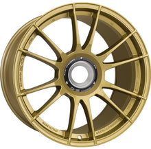 Load image into Gallery viewer, Cerchio in lega OZ Racing ULTRALEGGERA HLT CL 19x8.5 ET53 15x130  RACE GOLD CERTIFICATO NAD