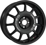 Cerchio in lega OZ Racing LEGGENDA 17x7 ET25 4x108 MATT BLACK WHITE LETTERING CERTIFICATO NAD