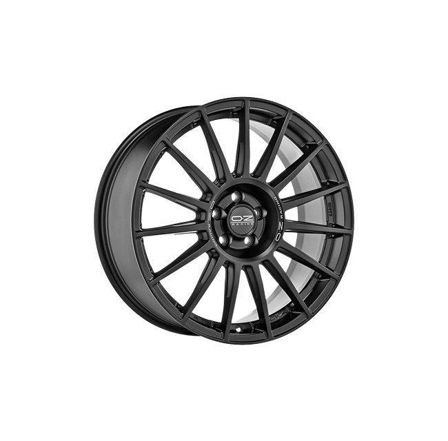 Cerchio in lega OZ Racing SUPERTURISMO DAKAR 21x9.5 ET46 5x130 MATT BLACK SILVER LETTERING CERTIFICATO NAD