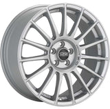 Cerchio in lega OZ Racing SUPERTURISMO LM 21x10.5 ET28 5x112 MATT RACE SILVER BLACK LETTERING CERTIFICATO NAD