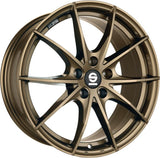 Cerchio in lega SPARCO TROFEO 5 17x7.5 ET45 5x108 GLOSS BRONZE CERTIFICATO NAD