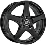 Cerchio in Lega MSW 78 16x6.5 ET41 5x112 GLOSS BLACK CERTIFICATO NAD