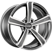 Carica l&#39;immagine nel visualizzatore di Gallery, Cerchio in lega OZ Racing MONTECARLO HLT 22x9.5 ET40 5x120 MATT DARK GRAPHITE DIAMOND CUT CERTIFICATO NAD