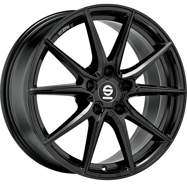 Cerchio in lega SPARCO DRS 18x8 ET48 5x112 GLOSS BLACK CERTIFICATO NAD