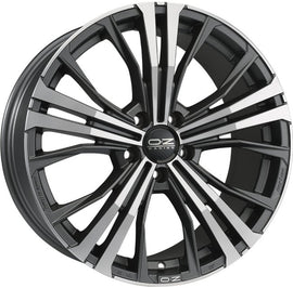 Cerchio in lega OZ Racing CORTINA 20x9.5 ET52 5x112 MATT DARK GRAPHITE DIAMOND CUT CERTIFICATO NAD