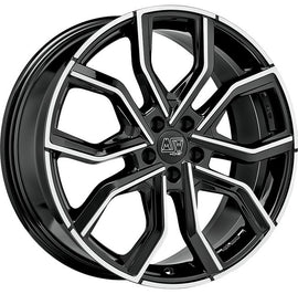 Cerchio in Lega MSW 41 20x8.5 ET30 5x114 GLOSS BLACK FULL POLISHED CERTIFICATO NAD