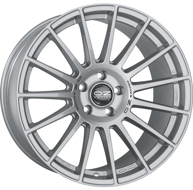 Cerchio in lega OZ Racing SUPERTURISMO DAKAR 21x10.5 ET47 5x114 MATT RACE SILVER BLACK LETTERING CERTIFICATO NAD