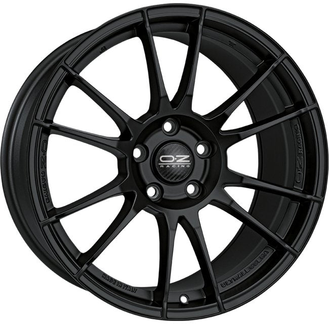 Cerchio in lega OZ Racing ULTRALEGGERA 17x8 ET35 5x112 MATT BLACK CERTIFICATO NAD