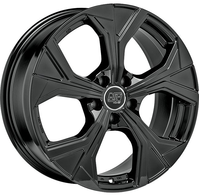 Cerchio in Lega MSW 43 20x8.5 ET45 5x108 GLOSS BLACK CERTIFICATO NAD