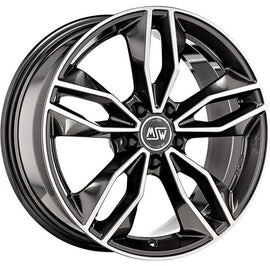 Cerchio in Lega MSW 71 18x8 ET50 5x112 GLOSS DARK GREY FULL POLISHED CERTIFICATO NAD