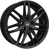 Cerchio in Lega MSW 24 17x7 ET42 4x100 MATT BLACK CERTIFICATO NAD