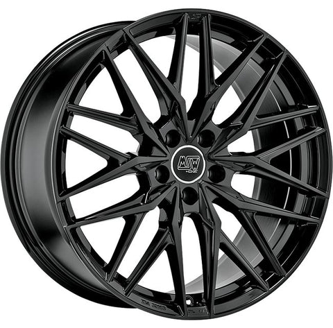 Cerchio in Lega MSW 48 21x10 ET38 5x112 MATT BLACK CERTIFICATO NAD