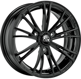 Cerchio in Lega MSW X2 MSW  15x6.5 ET30 3x112 GLOSS BLACK CERTIFICATO NAD