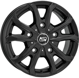 Cerchio in Lega MSW 48 VAN 16x7 ET39 5x108 MATT BLACK CERTIFICATO NAD