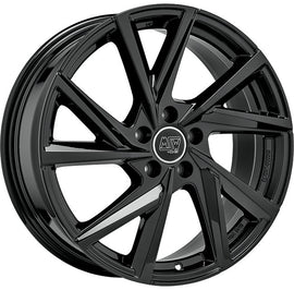 Cerchio in Lega MSW 80-5 19x8 ET45 5x112 GLOSS BLACK CERTIFICATO NAD