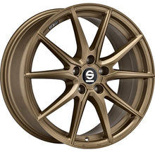 Load image into Gallery viewer, Cerchio in lega SPARCO DRS 18x8 ET35 5x112 RALLY BRONZE CERTIFICATO NAD