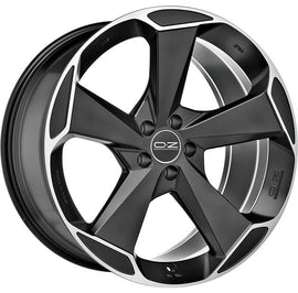 Cerchio in lega OZ Racing ASPEN HLT 20x9 ET35 5x108 MATT BLACK DIAMOND CUT CERTIFICATO NAD