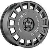 Cerchio in lega OZ Racing RALLY RACING 17x7 ET35 5x110 DARK GRAPHITE SILVER LETTERING CERTIFICATO NAD