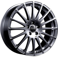 Carica l&#39;immagine nel visualizzatore di Gallery, Cerchio in lega OZ Racing SUPERTURISMO GT RACE 17x7.5 ET41 5x108 SILVER BLACK LETTERING CERTIFICATO NAD