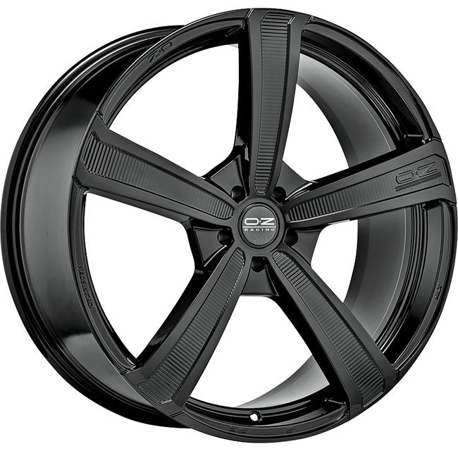 Cerchio in lega OZ Racing MONTECARLO HLT 22x9.5 ET52 5x130 GLOSS BLACK CERTIFICATO NAD