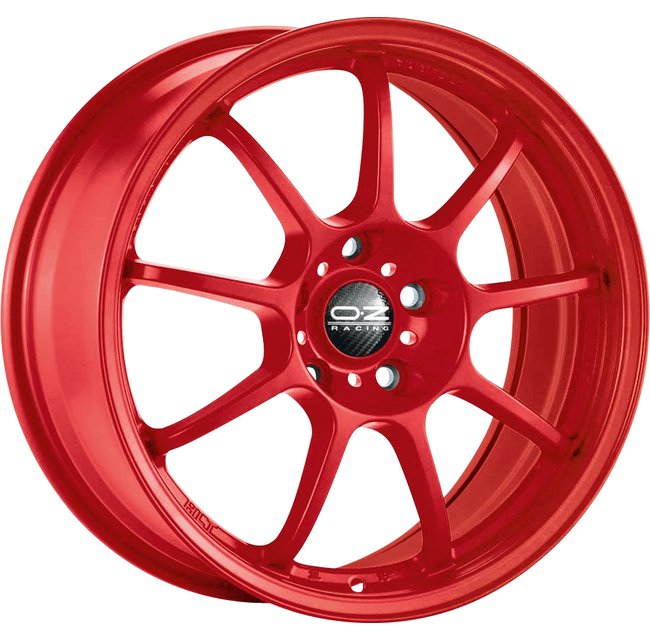 Cerchio in lega OZ Racing ALLEGGERITA HLT 5F 18x7.5 ET48 5x100 RED CERTIFICATO NAD