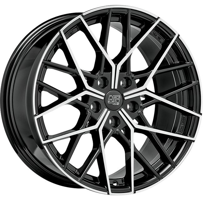 Cerchio in Lega 79WHEELS SV-AR 19x8.5 ET30 5x120 GLOSS BLACK POLISHED FACE