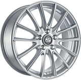 Cerchio in Lega MSW 86 16x6.5 ET45 5x112 FULL SILVER CERTIFICATO NAD