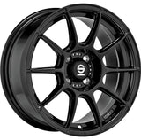 Cerchio in lega SPARCO FF 1 17x7 ET40 4x100 GLOSS BLACK CERTIFICATO NAD