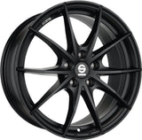 Cerchio in lega SPARCO TROFEO 5 17x7.5 ET35 5x100 MATT BLACK CERTIFICATO NAD