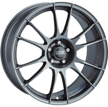 Load image into Gallery viewer, Cerchio in lega OZ Racing ULTRALEGGERA 18x8 ET30 5x110 MATT GRAPHITE CERTIFICATO NAD