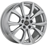 Cerchio in Lega MSW 27T 20x9.5 ET45 5x114 FULL SILVER CERTIFICATO NAD