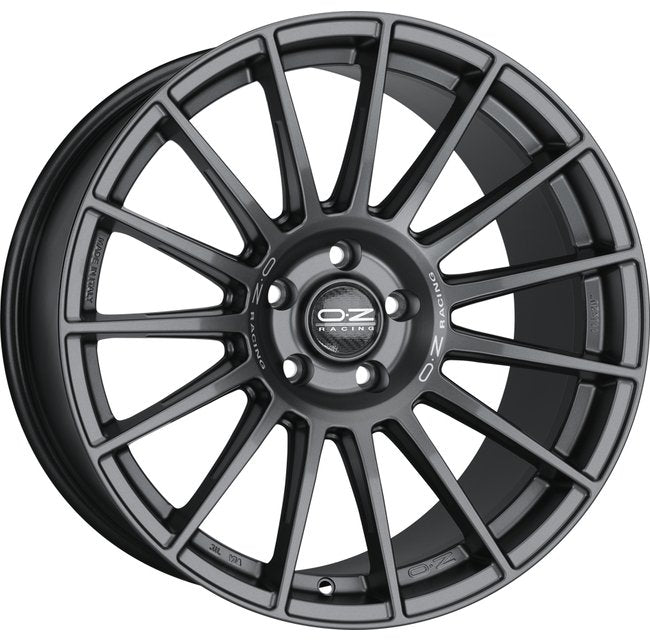 Cerchio in lega OZ Racing SUPERTURISMO DAKAR 21x9.5 ET46 5x130 MATT GRAPHITE SILVER LETTERING CERTIFICATO NAD