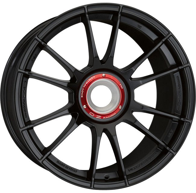 Cerchio in lega OZ Racing ULTRALEGGERA HLT CL 19x12 ET48 15x130 MATT BLACK CERTIFICATO NAD