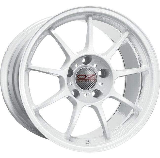 Cerchio in lega OZ Racing ALLEGGERITA HLT 5F 18x7.5 ET50 5x112 WHITE CERTIFICATO NAD