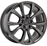 Cerchio in Lega MSW 27T 19x10.5 ET45 5x120 GLOSS DARK GREY CERTIFICATO NAD